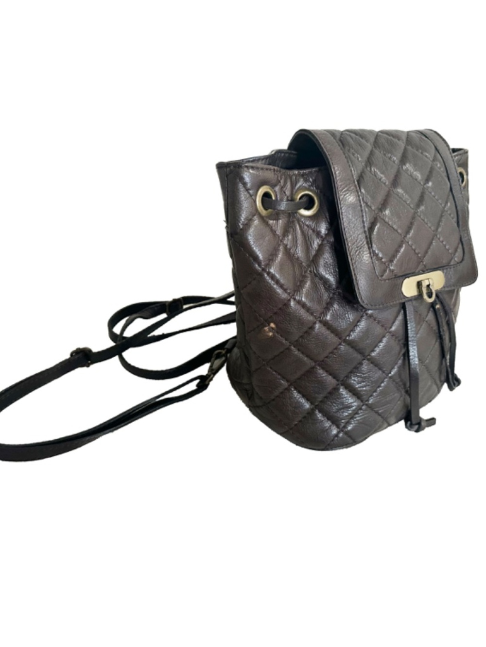 Beautiful Made in Italy genuine leather backpack .